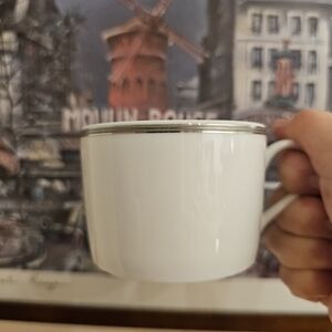 Hermes Flat Cup In Chaine d'Ancre Pattern